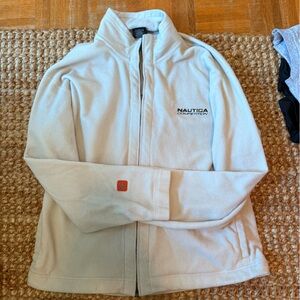 Nautica Cream Fleece Jacket